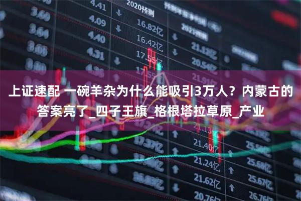 上证速配 一碗羊杂为什么能吸引3万人？内蒙古的答案亮了_四子王旗_格根塔拉草原_产业